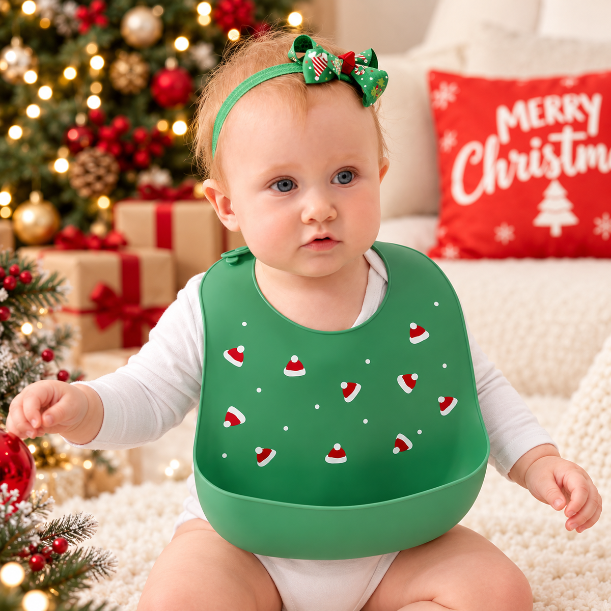 Festive Feeding Bib