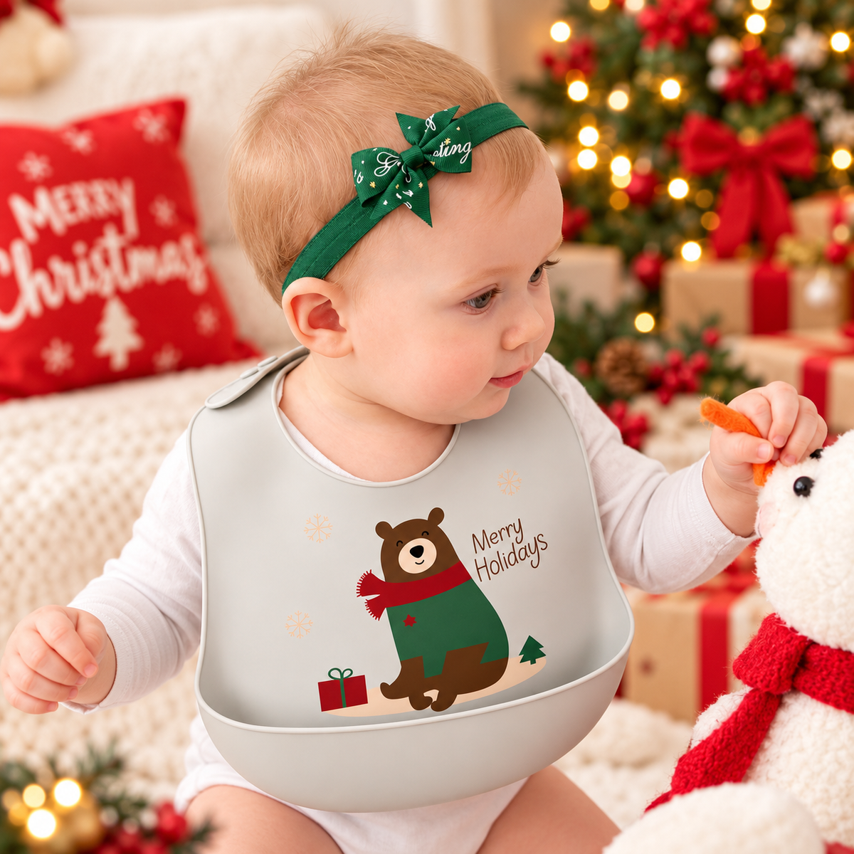 Festive Feeding Bib