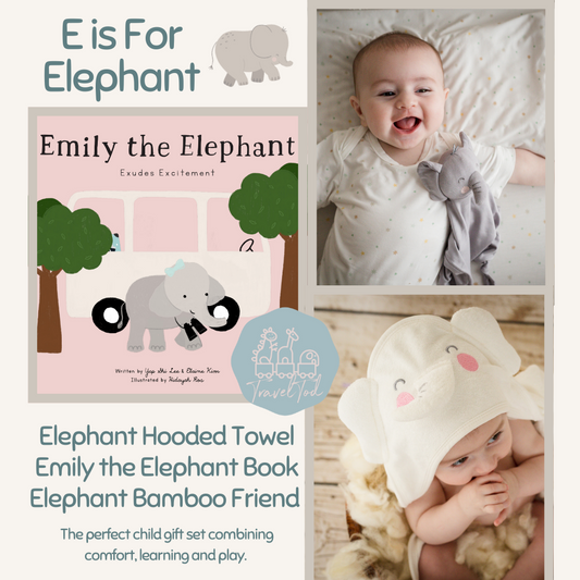 E is For Elephant Gift Set