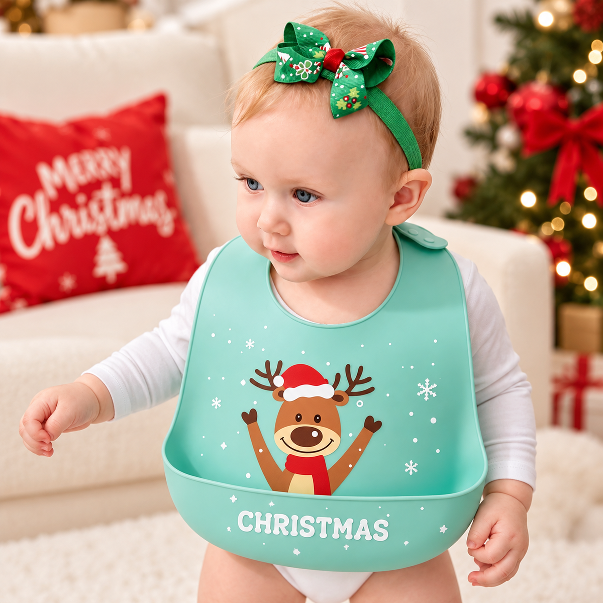 Festive Feeding Bib