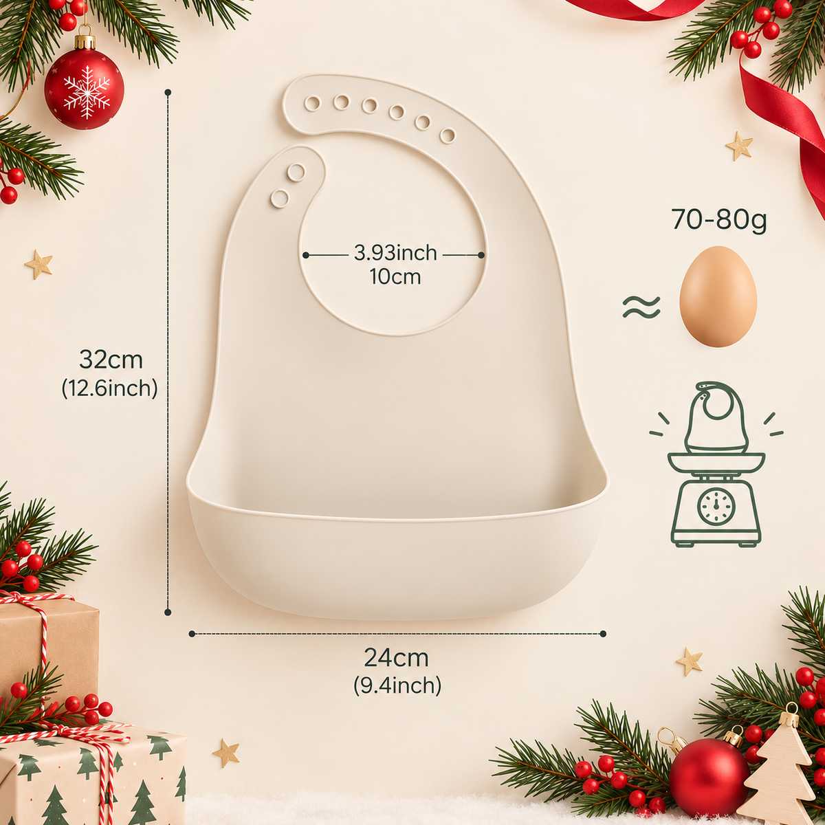 Festive Feeding Bib