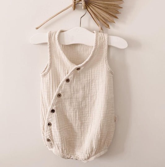 Sleeveless Natural Ecru