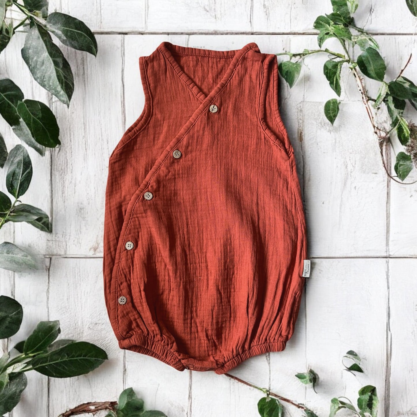 Sleeveless Terracotta