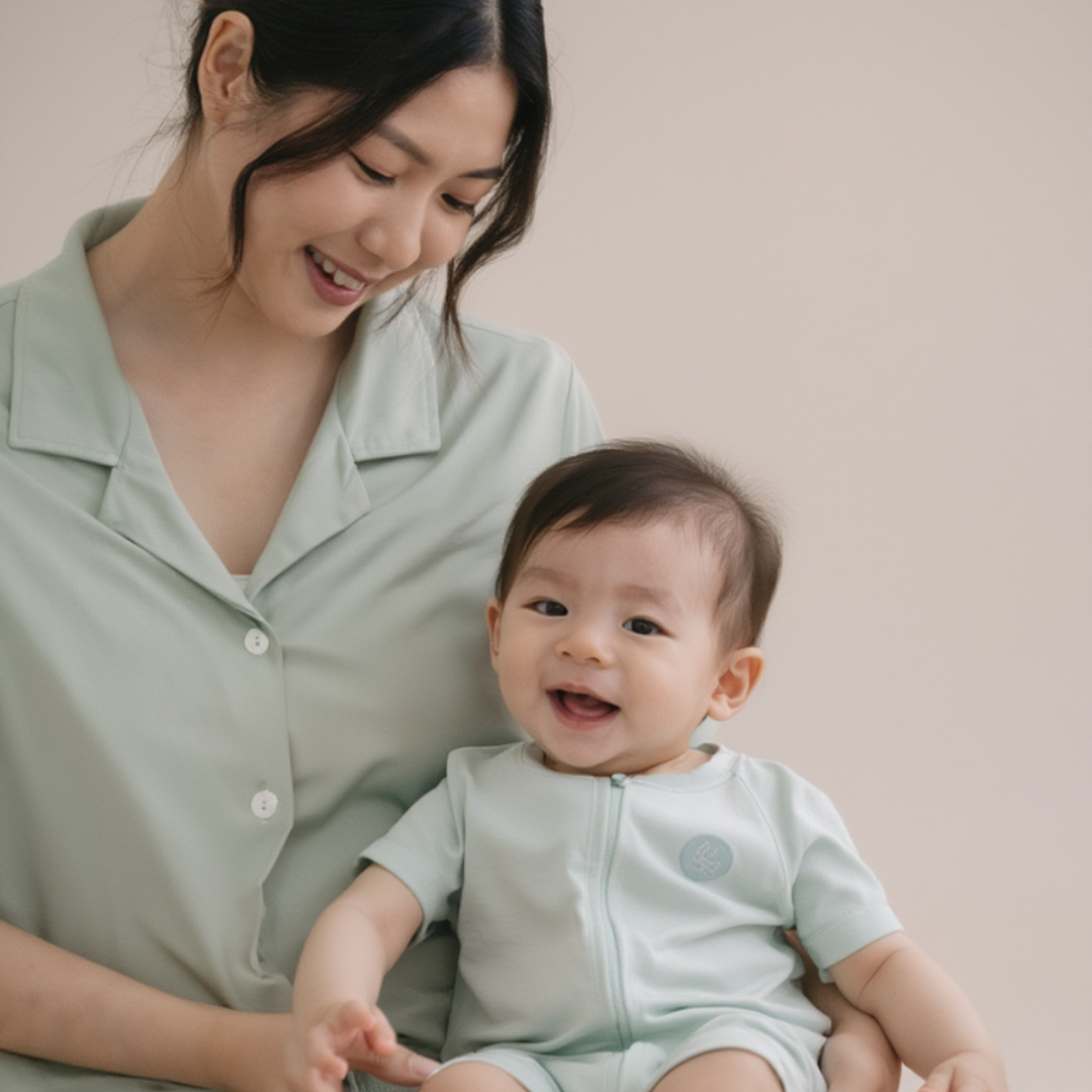 For Mom & Her Little One - Green
